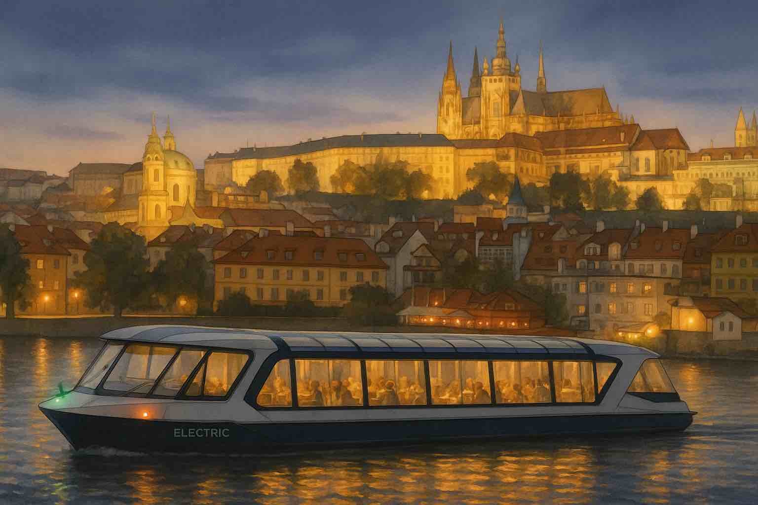 Prague 50-Minute Sightseeing Evening Cruise